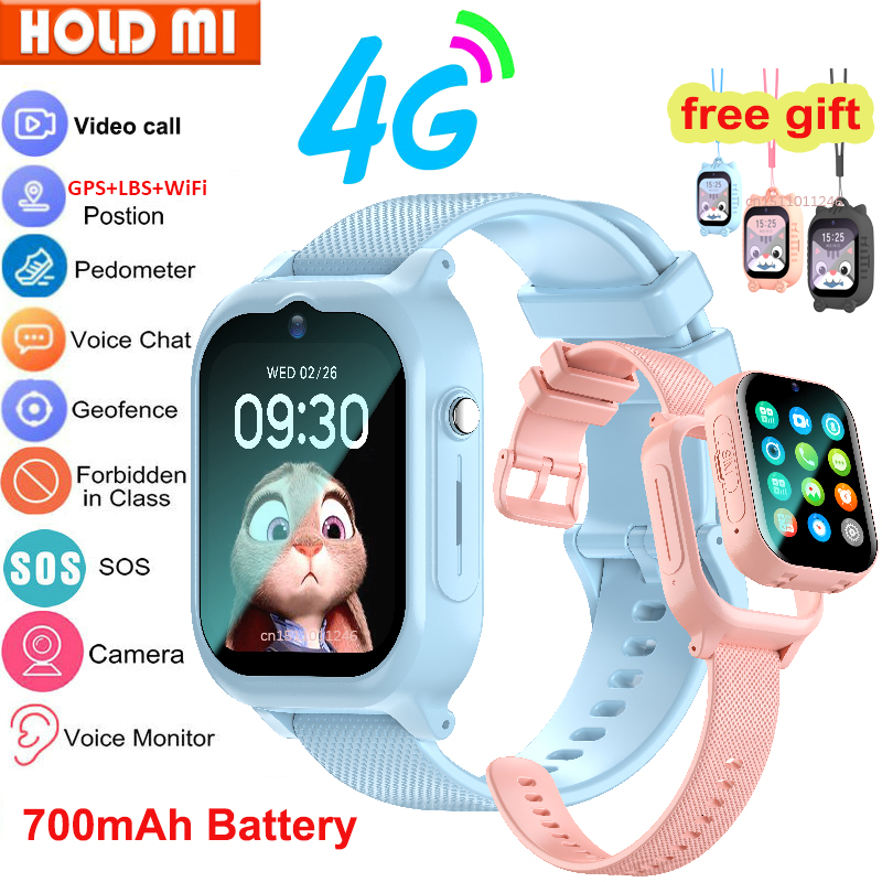 Smartwatch Watches For Kid Boy With Gps - Relógio inteligente crianças 4g gps wifi