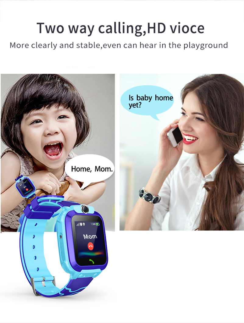 Smartwatch Watches For Kid Boy With Gps - Relógio Inteligente à Prova d'Água 2026