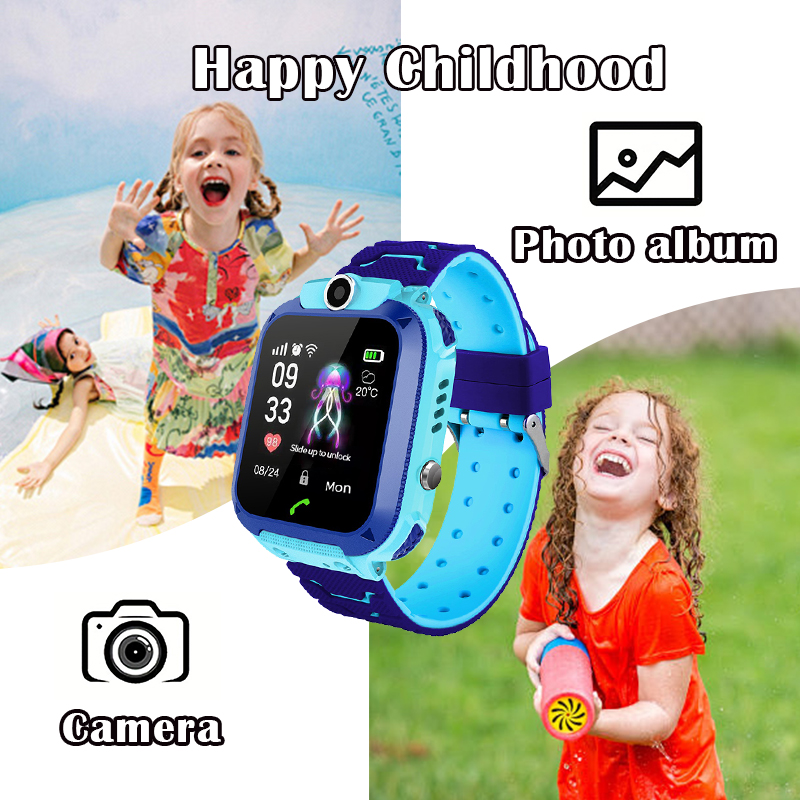 Smartwatch Watches For Kid Boy With Gps - Relógio Inteligente Infantil Q12B com Chamada