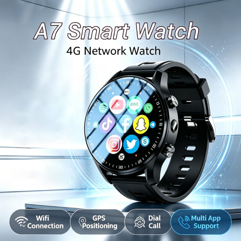 Smartwatch Running Watches For Men - Relógio Inteligente Android A7 com Suporte
