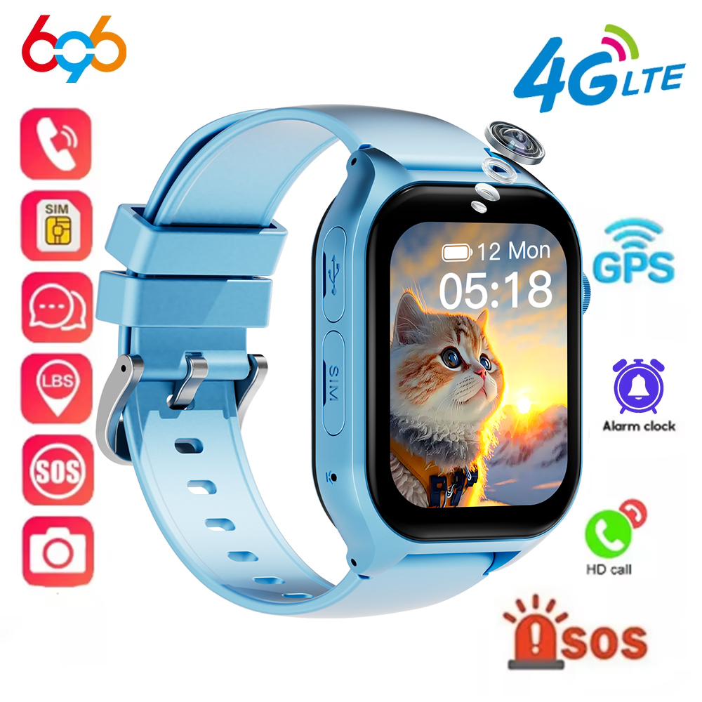 Smartwatch Watches For Kid Boy With Gps - Relógios Inteligentes 4G para Crianças com