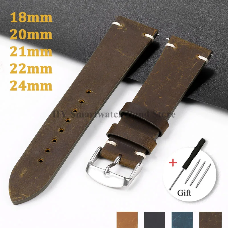 Smartwatch Vintage Watches For Men - 18mm 20mm 21mm 22mm 24mm pulseira