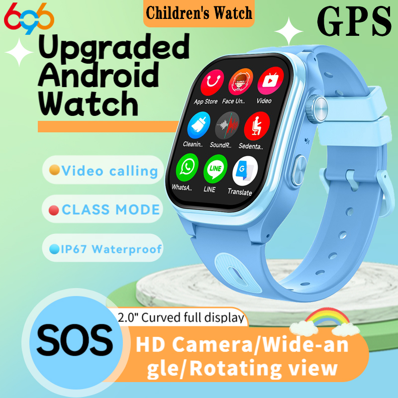 Smartwatch Watches For Kid Boy With Gps - Relógios Inteligentes 4G para Crianças 2+16G