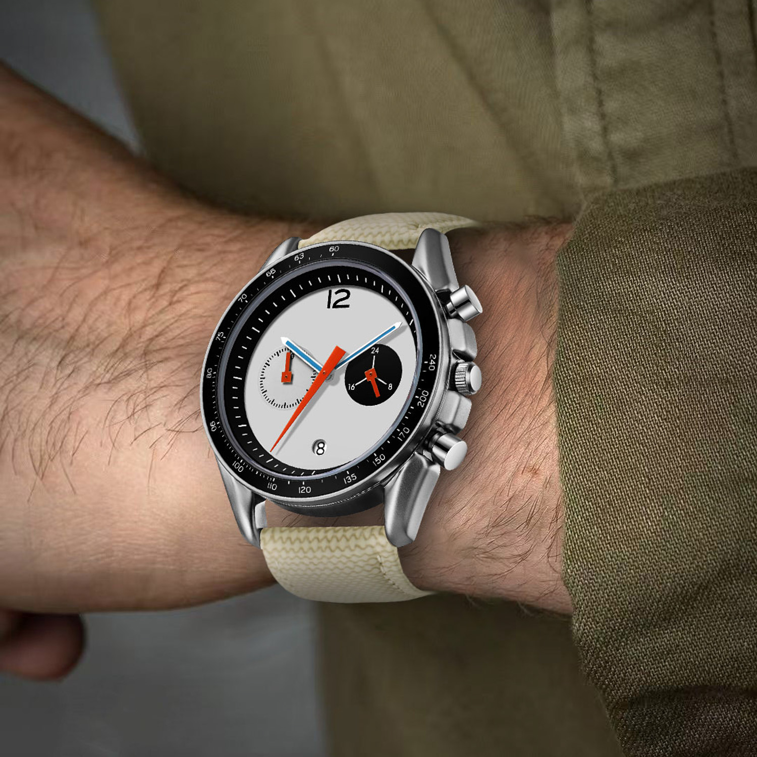 Smartwatch Vintage Watches For Men - Relógio Cronógrafo Vintage de Corrida CILOA