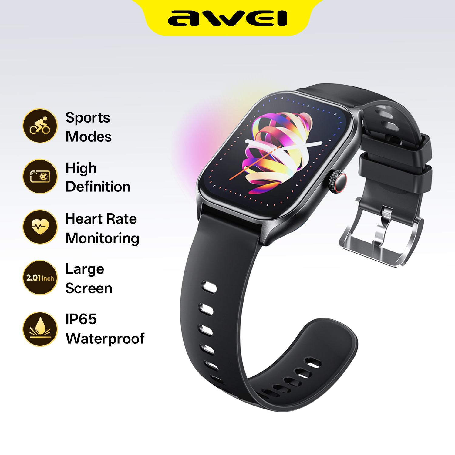 Smartwatch Online Watches For Men - Relógio Inteligente Multifuncional Awei H21 para