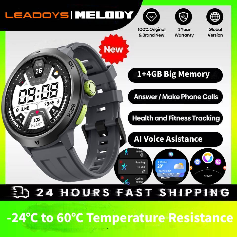 Smartwatch Running Watches For Men - LEADOYS C33 Relógio Inteligente com Grande