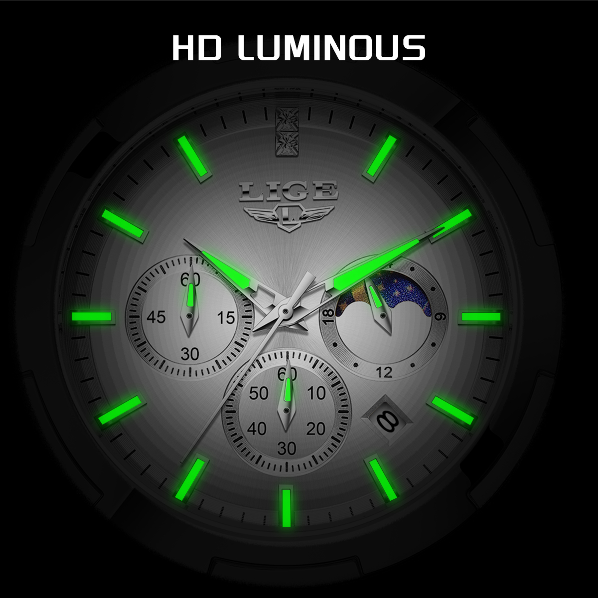 Relógio de Luxo LIGE para Mulh - Smartwatch Ladies Watches Branded avaliação e preço