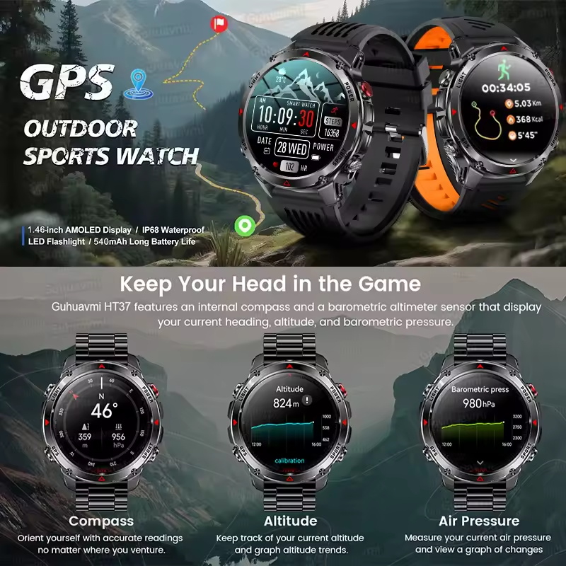 2025new t-rex 3 esportes ao ar - Smartwatch Running Watches For Men avaliação e preço