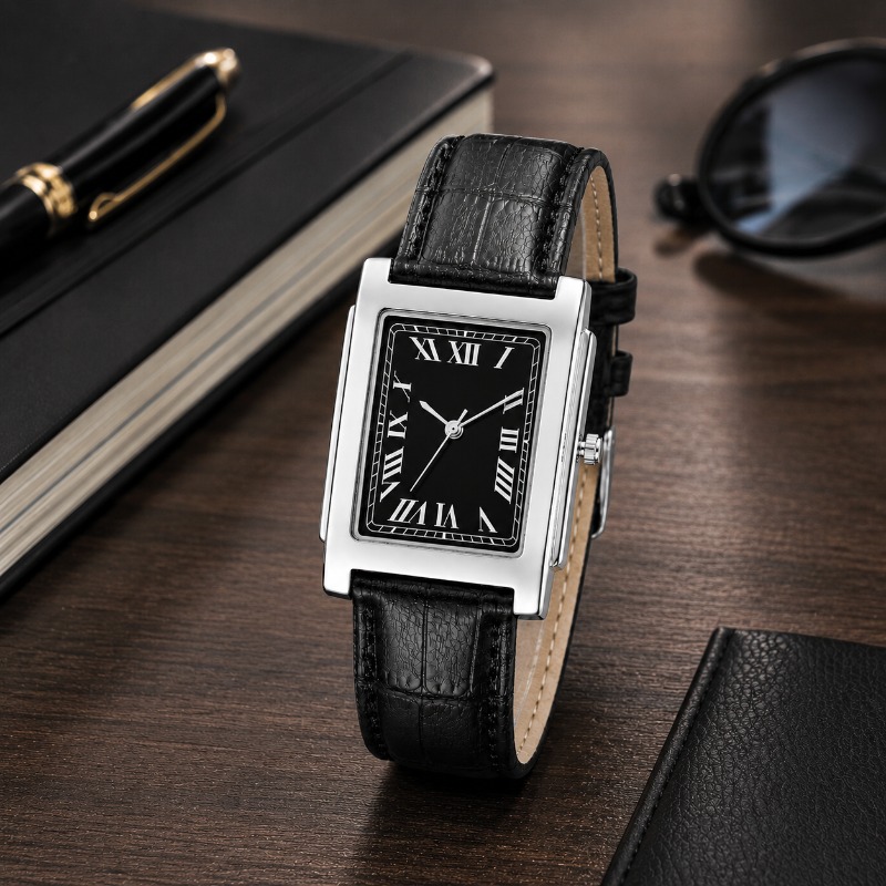 Relógio Masculino Retangular M - Smartwatch Vintage Watches For Men avaliação e preço