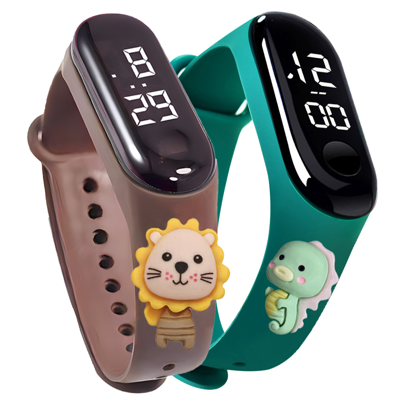 Relógio inteligente multicolor - Smartwatch Digital Watches For Kid Boy avaliação e preço