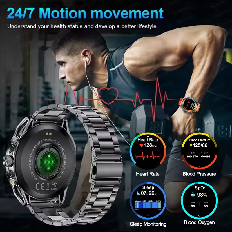 Relógio inteligente esportivo  - Smartwatch Running Watches For Men avaliação e preço