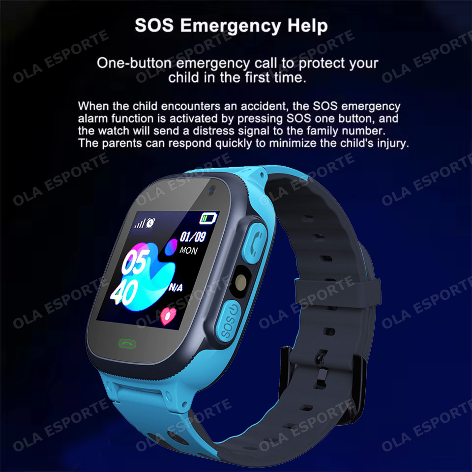 2025 novas crianças relógio in - Smartwatch Watches For Kid Boy With Gps avaliação e preço
