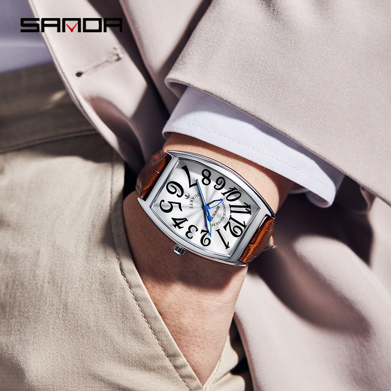 Relógio Masculino SANDA Novo d - Leather Watch Strap avaliação e preço