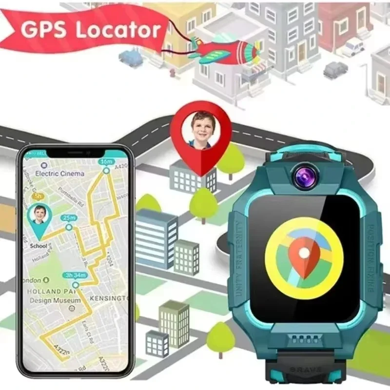 Relógio Inteligente Infantil à - Smartwatch Watches For Kid Boy With Gps avaliação e preço