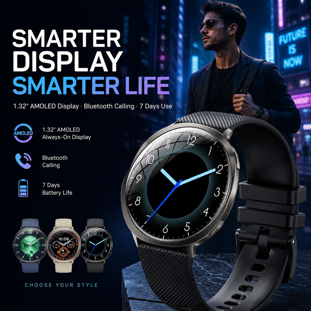 Relógio Inteligente Premium AM - Hybrid Smartwatch avaliação e preço