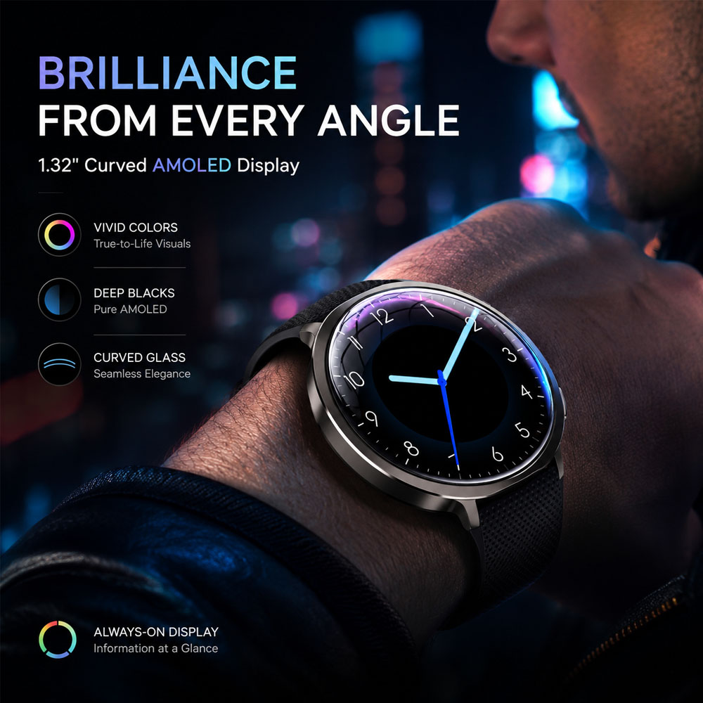 Relógio Inteligente Premium AM - Hybrid Smartwatch avaliação e preço