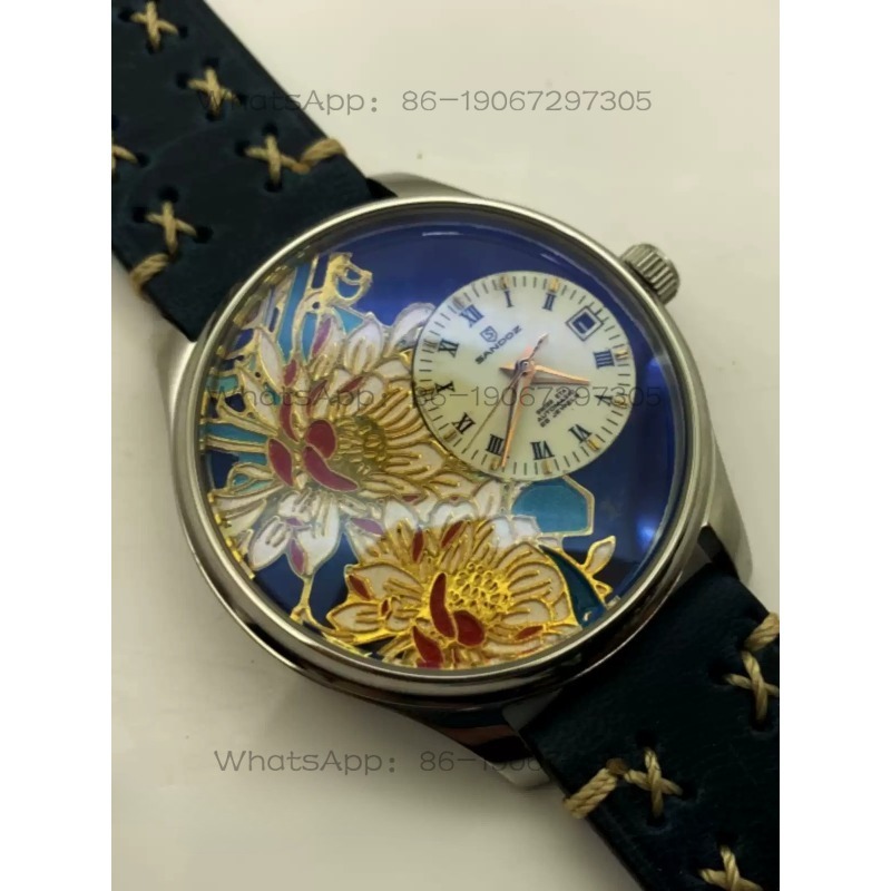 Relógio mecânico automático de - Leather Watch Strap avaliação e preço