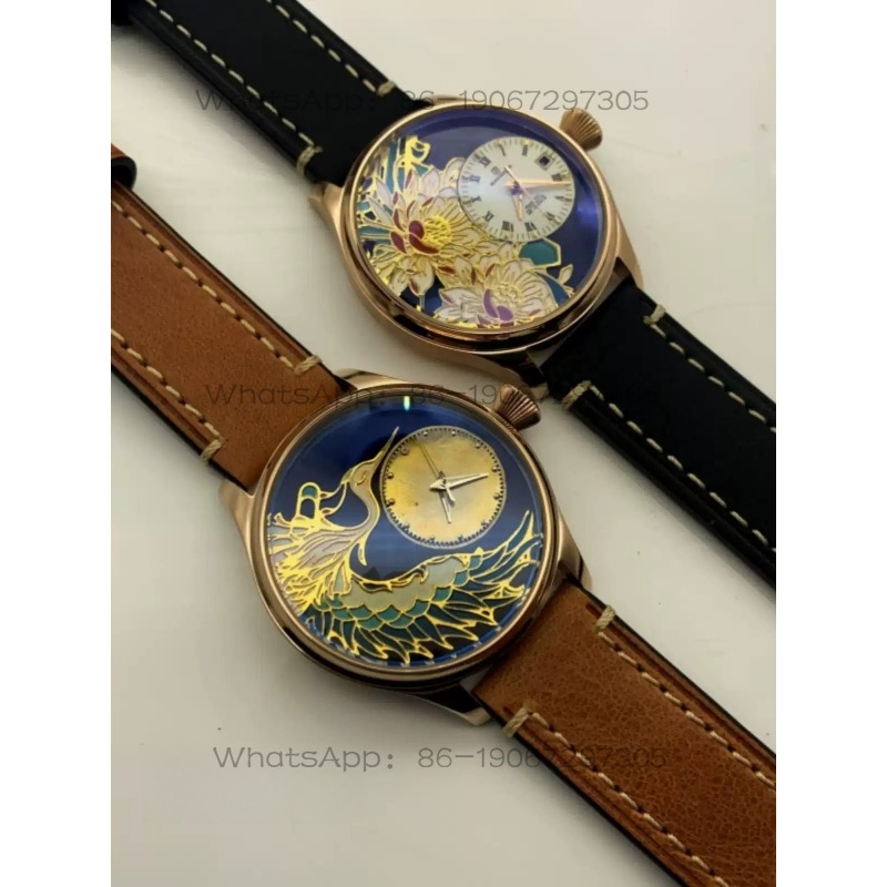 Relógio mecânico automático de - Leather Watch Strap avaliação e preço