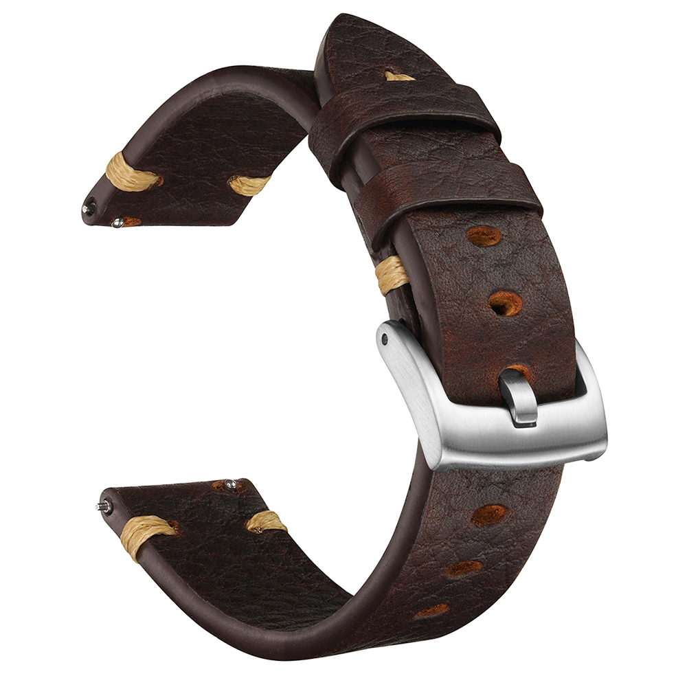 Pulseiras de Couro Genuíno par - Smartwatch Vintage Watches For Men avaliação e preço