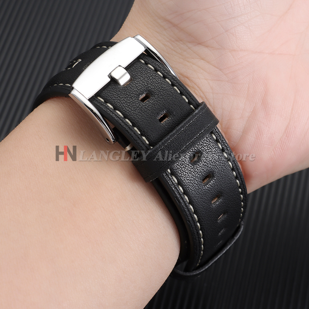 Pulseira de Relógio de Couro V - Smartwatch Vintage Watches For Men avaliação e preço