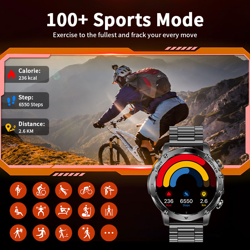 Novo Relógio Inteligente com B - Smartwatch Running Watches For Men avaliação e preço