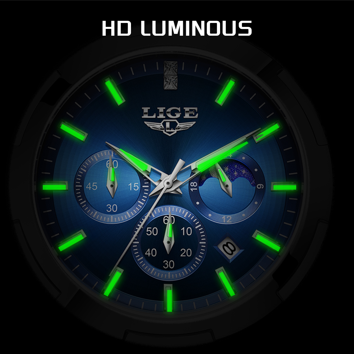 Relógio de Luxo LIGE para Mulh - Smartwatch Ladies Watches Branded avaliação e preço