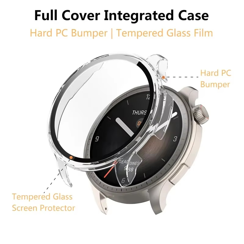 Capa de vidro temperado para a - Smartwatch Watches Amazfit avaliação e preço