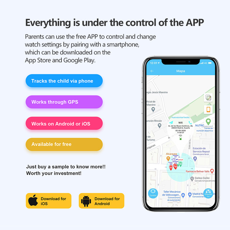 Relógios Inteligentes 4G para  - Smartwatch Watches For Kid Boy With Gps avaliação e preço