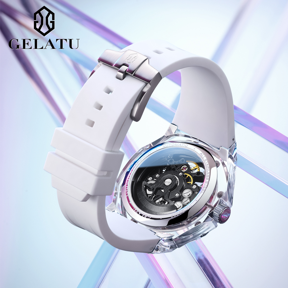 GELATU 8002 Relógio Mecânico A - Leather Watch Strap avaliação e preço