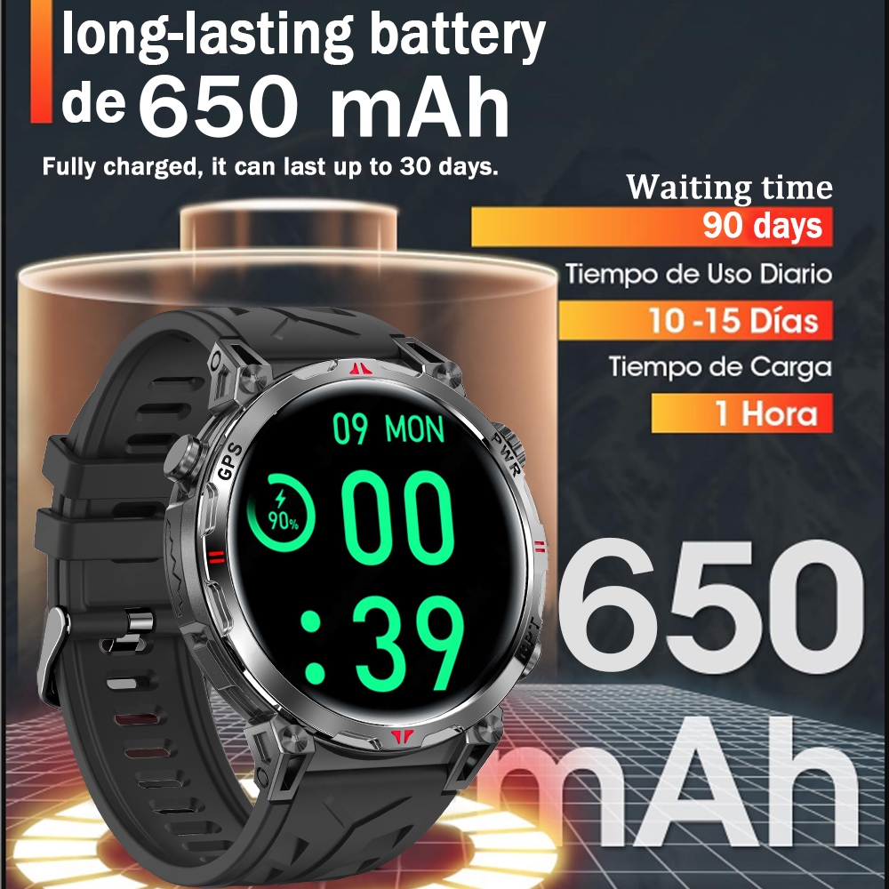 Novo profissional gps esportes - Smartwatch Running Watches For Men avaliação e preço