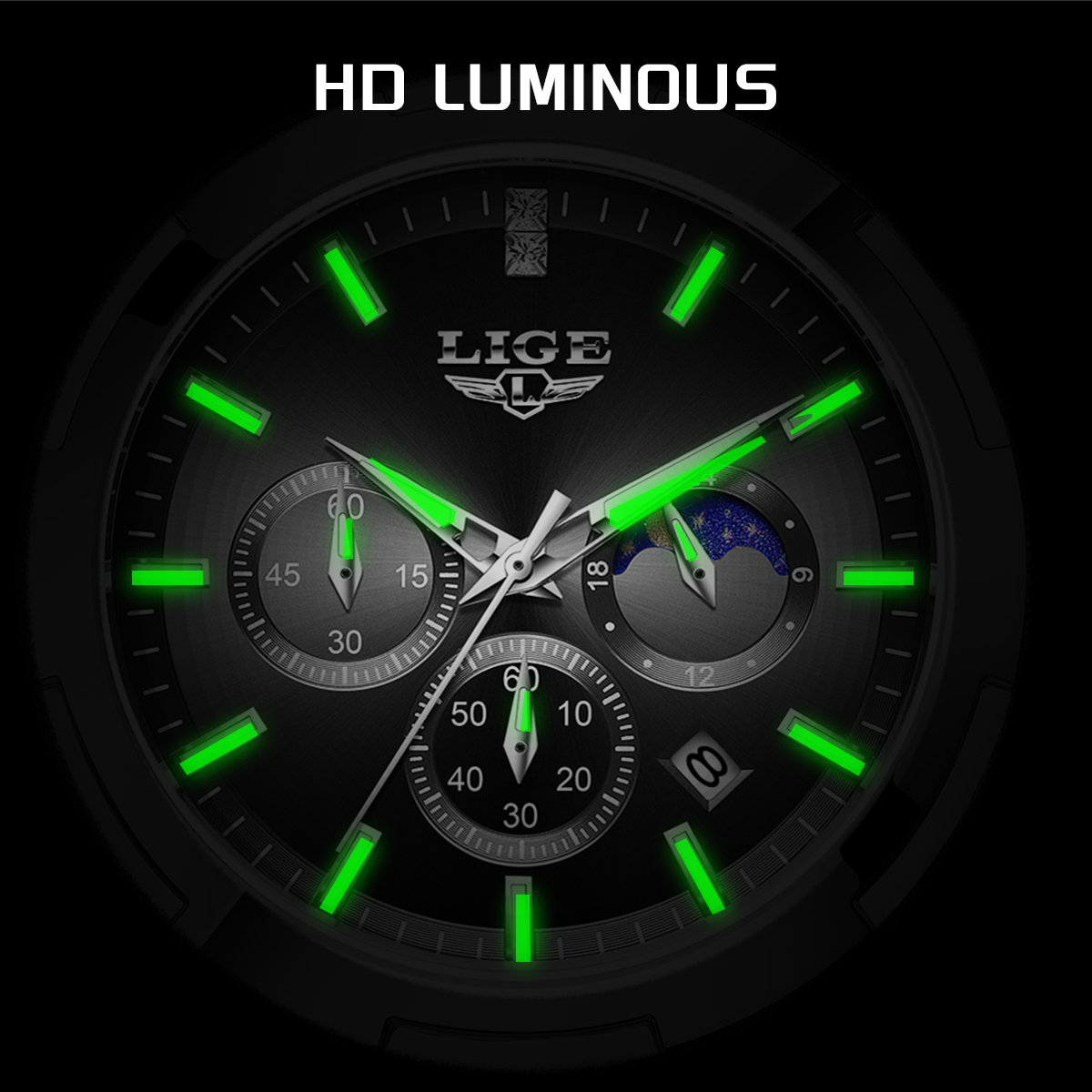 Relógio de Luxo LIGE para Mulh - Smartwatch Ladies Watches Branded avaliação e preço